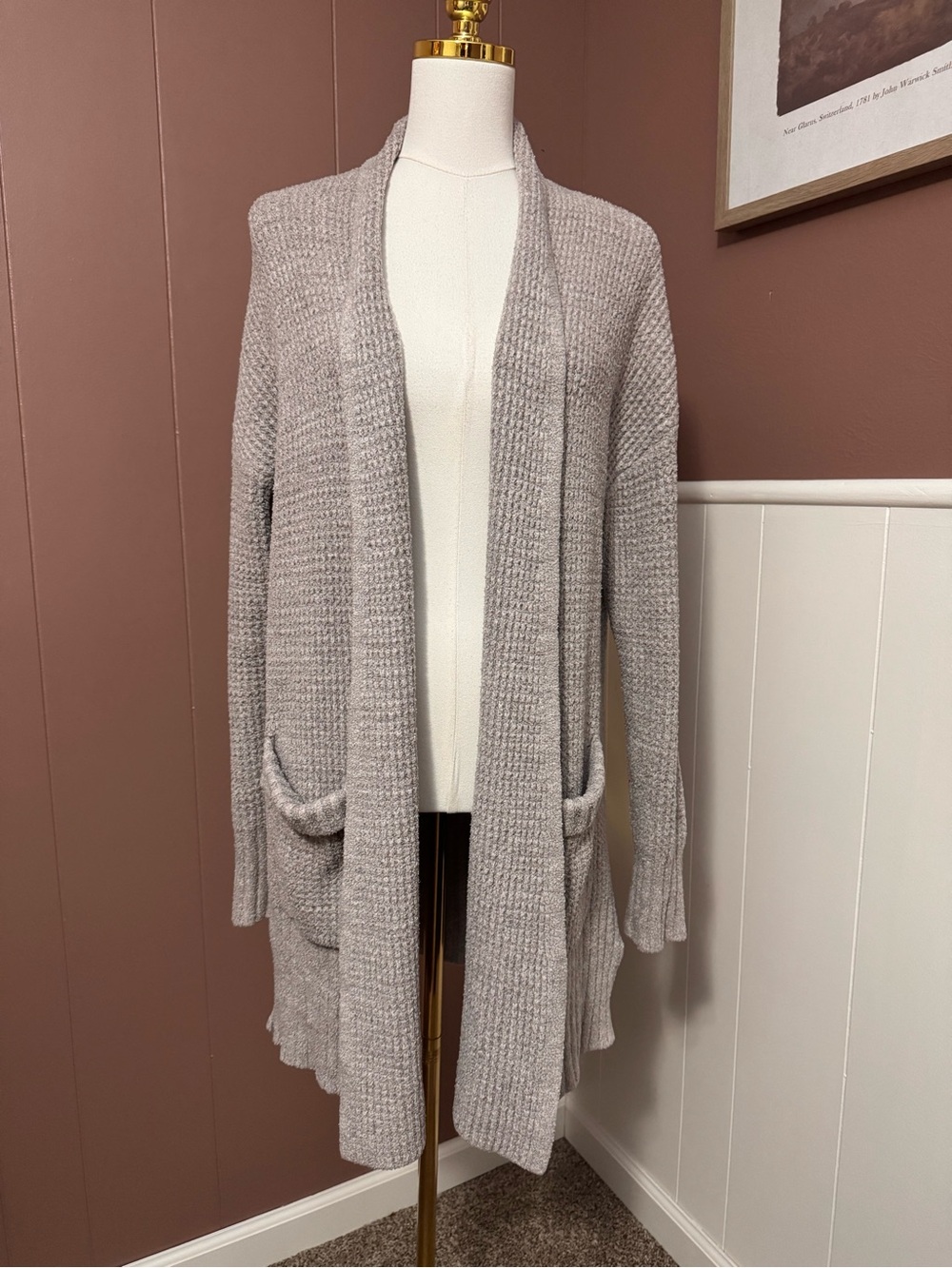 Barefoot Dreams CozyChic Lite® Long Cardigan - Picture 3 of 14